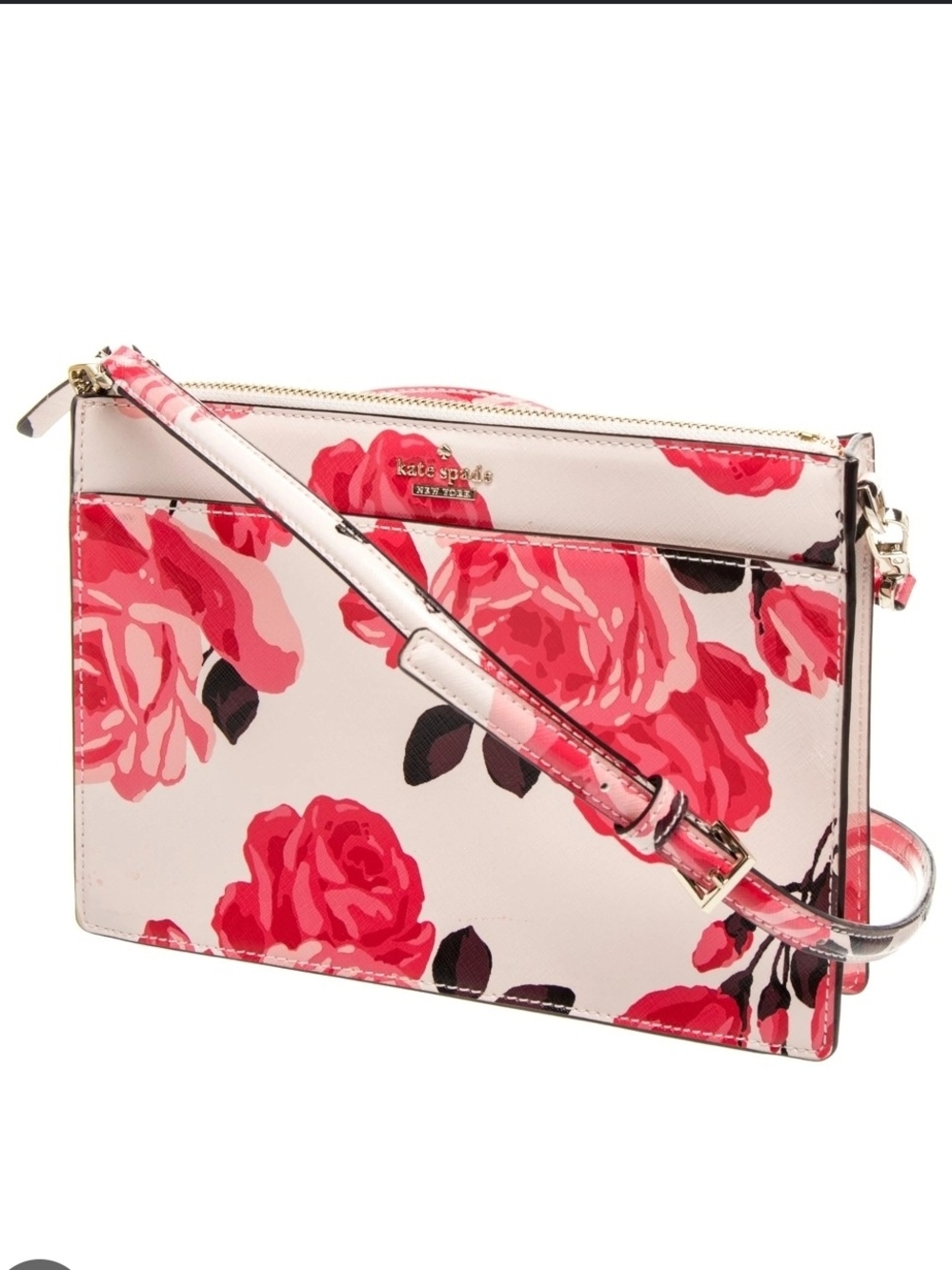 kate spade Pink Floral Crossbody Bag